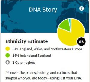 DNA Results, England, Irish, Scottish, Ethnicity