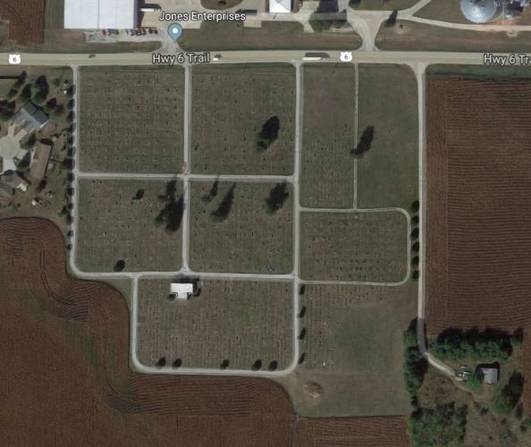 Marengo Iowa, Cemetery, Jeremiah Row