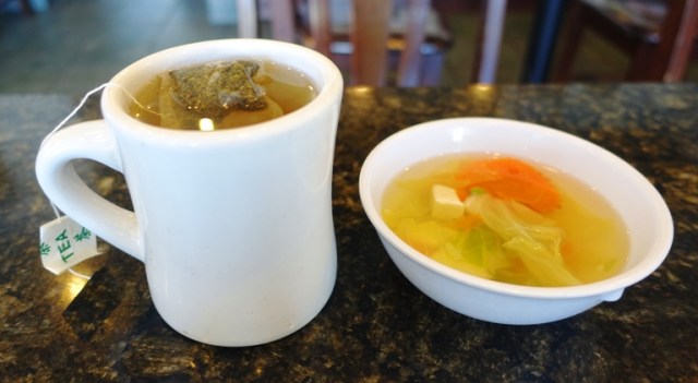 Tea and Soup, Green Tea, Asian starter