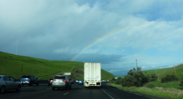 Rainy Thursday, Rainbow, Altamont, Green Hills
