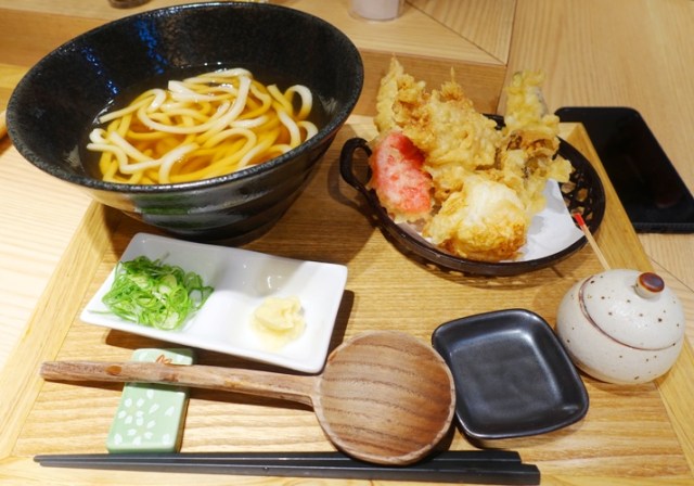 udon noodles, tempura, Japanese Food, Cuisine 