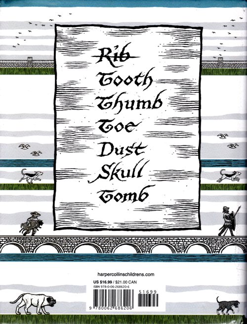 Rib, Tooth, Thumb, Toe, Dust, Skull, Tomb, Newbery Award, The Book of Boy