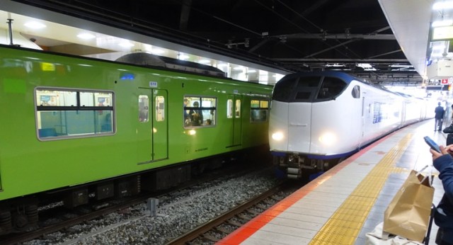 airport train, Kansai airport, KIX, Osaka