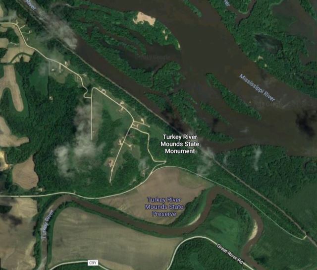 Turkey River Mounds, State Preserve, Iowa, Mississippi River