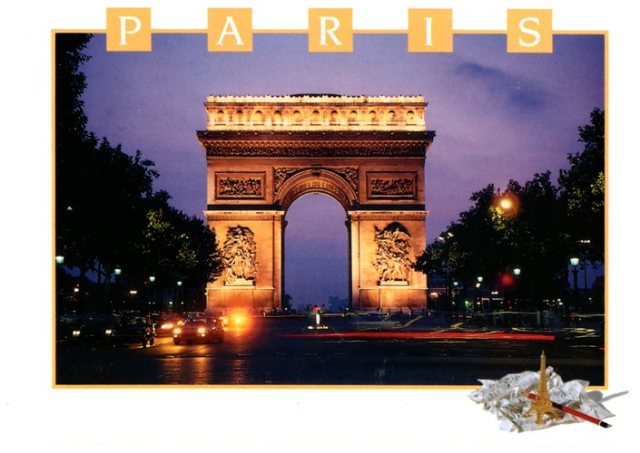 l'Arc de Triomphe, Paris, Tourist, Memories