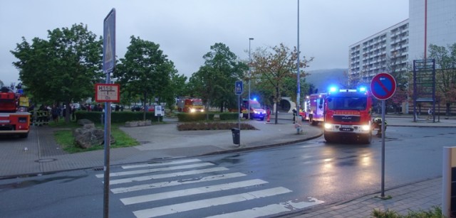 flat fire, student housing, jena, germany, lobeda west