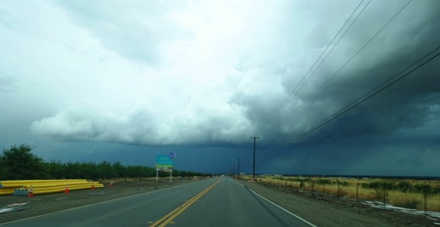 Corral Hollow, Storm Clouds, Threatening Weather
