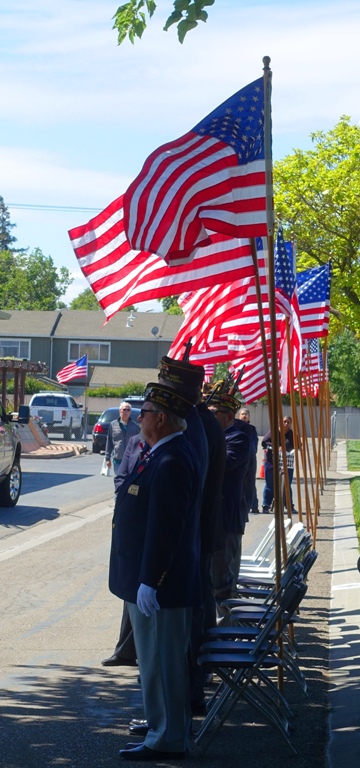Memorial Day, Flags, Tracy California, Cemetery
