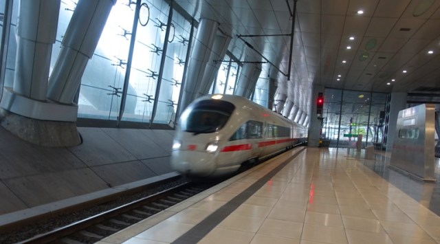 ICE train, German trains, Frankfurt Airport station