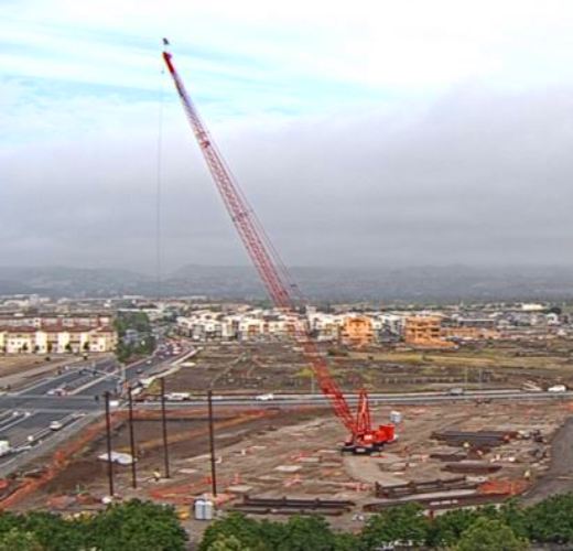 first steel, Zeiss Innovation Center, Dublin, California, Construction