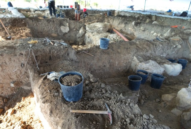 archaeology, balk, dig, squares