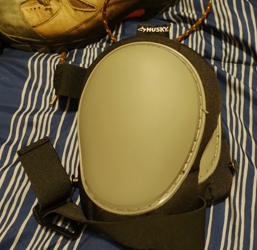 knee pads, archaeological dig, knee protection, strap on knee pads