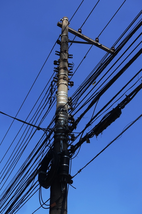 power lines, data lines, sao paulo, brazil