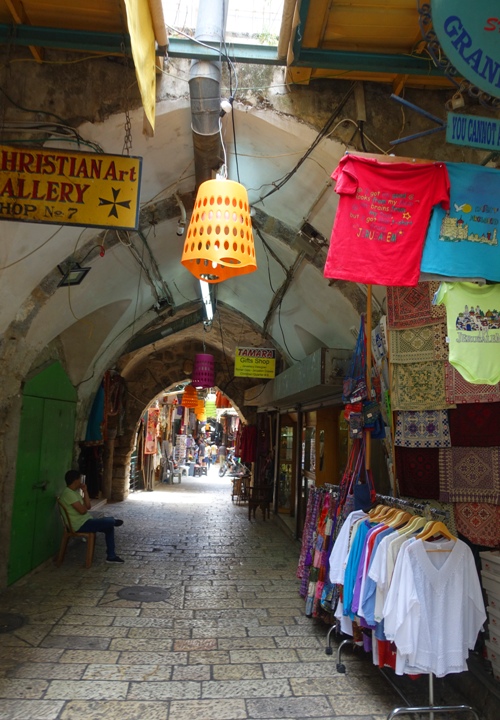 Jerusalem old city, quiet streets, Jerusalem, Night, closed shops