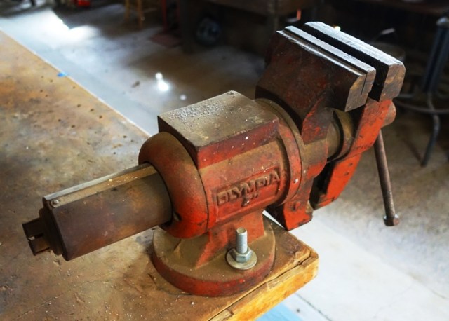 barn workshop, old vise, old barns