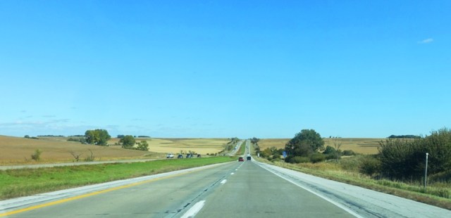 I-80, Iowa, Highway, hills, scenery