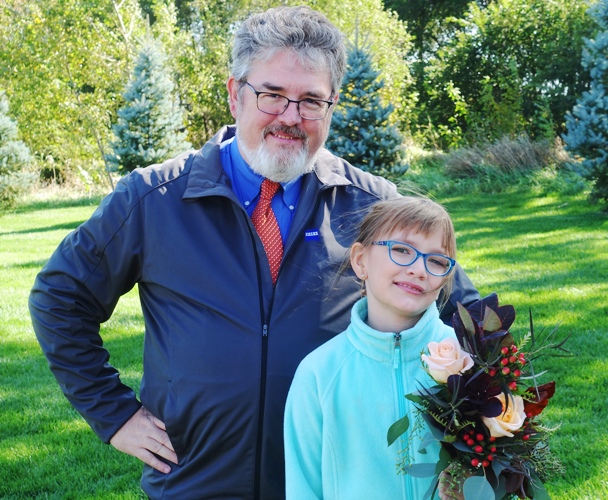 Niece, flower girl, wedding, Omaha