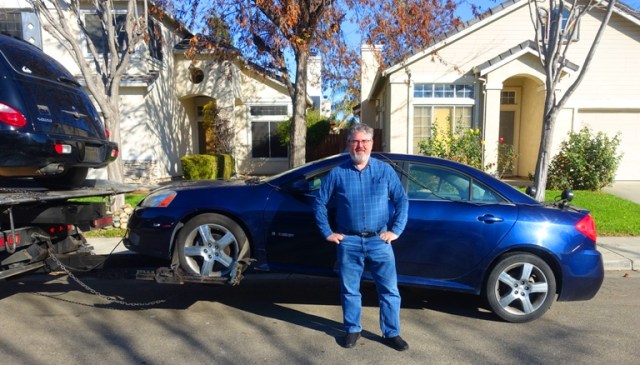 Old Blue, Cars, Pontiac, Donation, Old Car, Towed away