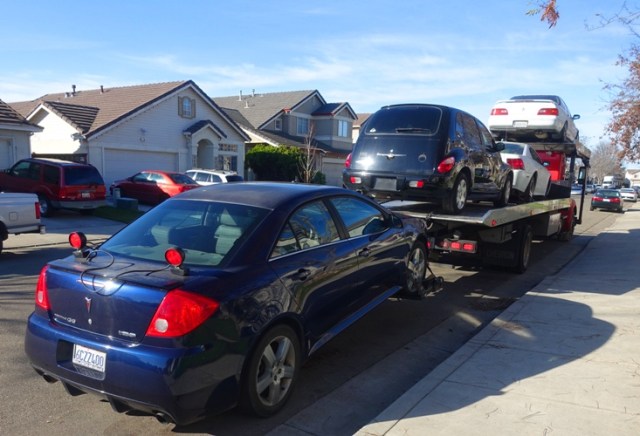 Old Blue, Cars, Pontiac, Donation, Old Car, Towed away