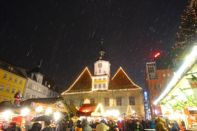 Christmas Market, Jena Germany, snow, Christmas Time