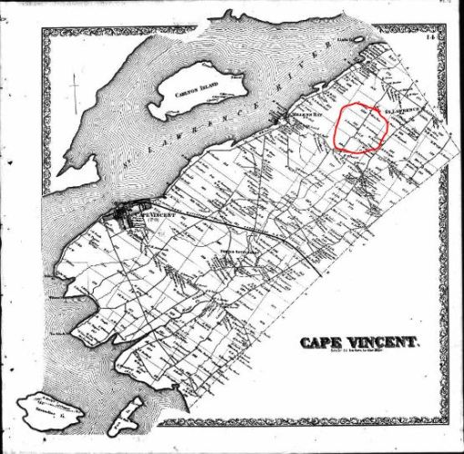 David Darling, Census, Agriculture Schedule,Cape Vincent, NY