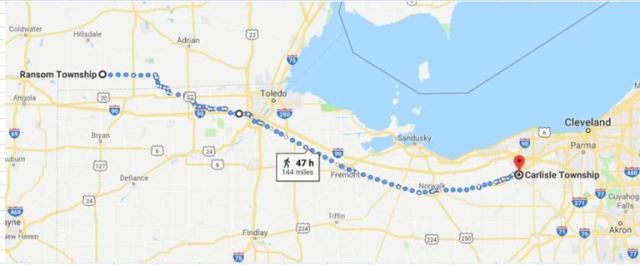 Lorain, Carlisle, Ohio, Virtual Hike