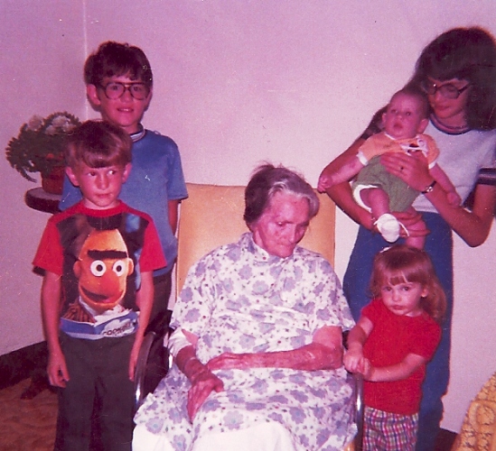 Great grandkids, grandma Van duzor, Family