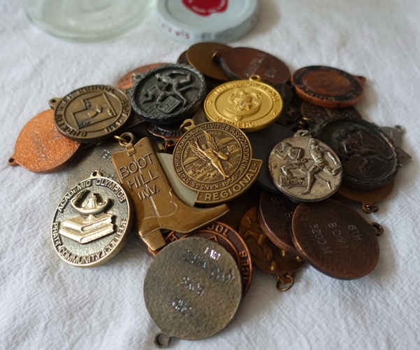 High School Medals, track, cross country, speech, academics