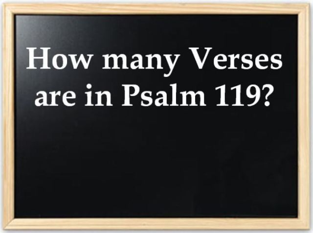 Psalm 119, number of verses, Math, acrostic poem