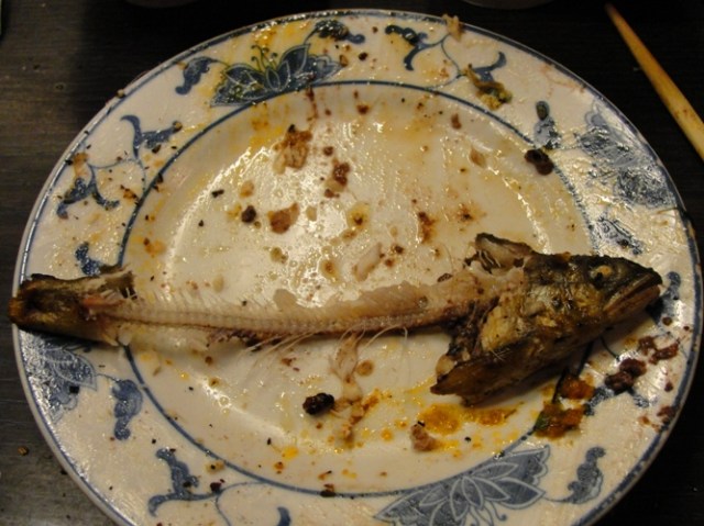 whole fish, fish bones, Grill, BBQ fish, Taiwanese cuisine, food