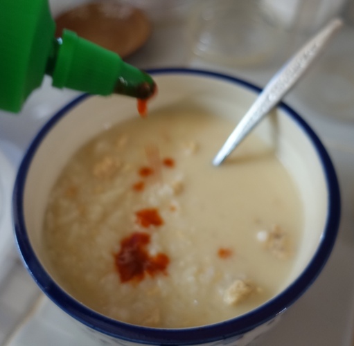 salmon rice miso soup