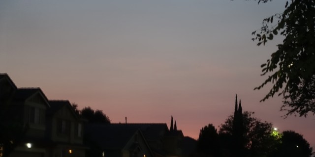 poor sunset, sunset, smoke sunset, dull colors