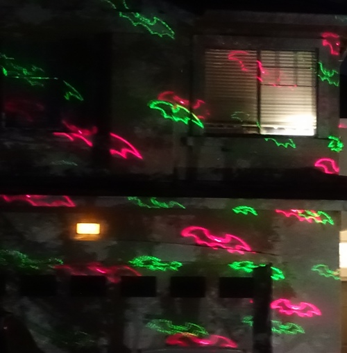 holloween decorations, halloween lights, bats