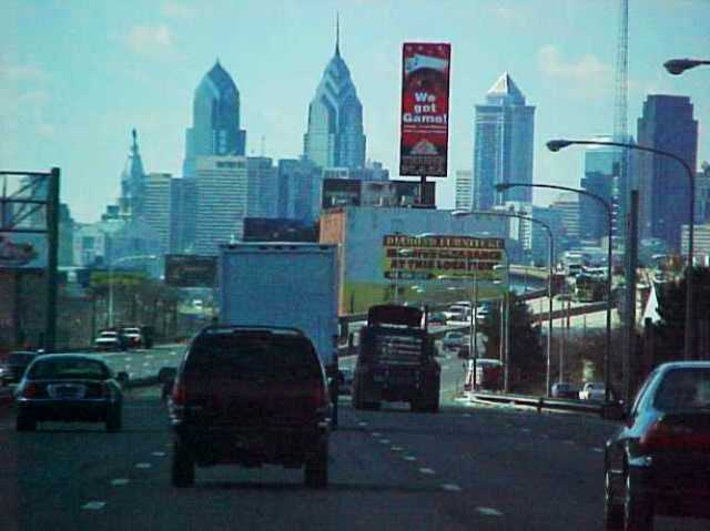 Philadelphia skyline, 2000, virtually there
