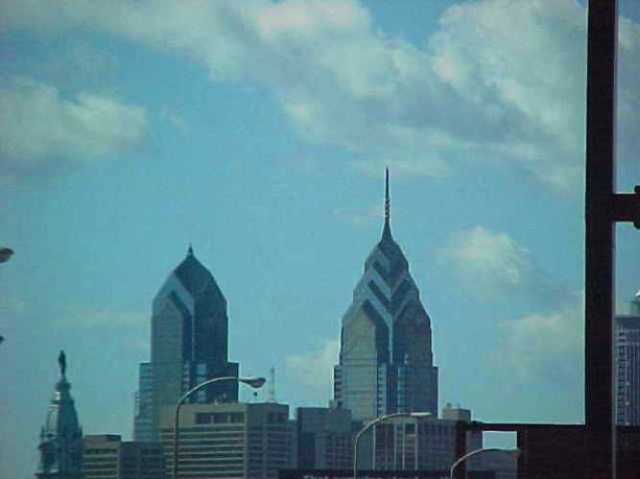 Philadelphia skyline, 2000, virtually there
