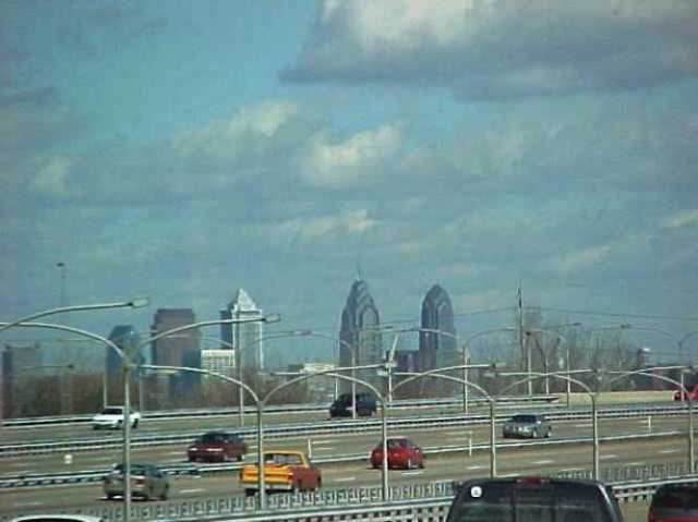 Philadelphia skyline, 2000, virtually there