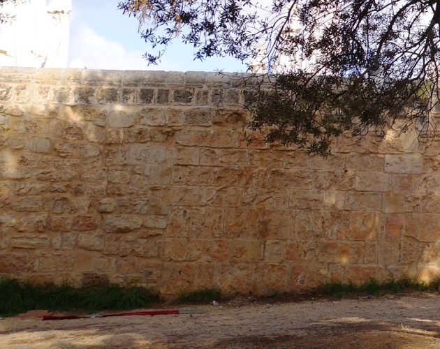 temple mount wall seam, Eastern wall of platform