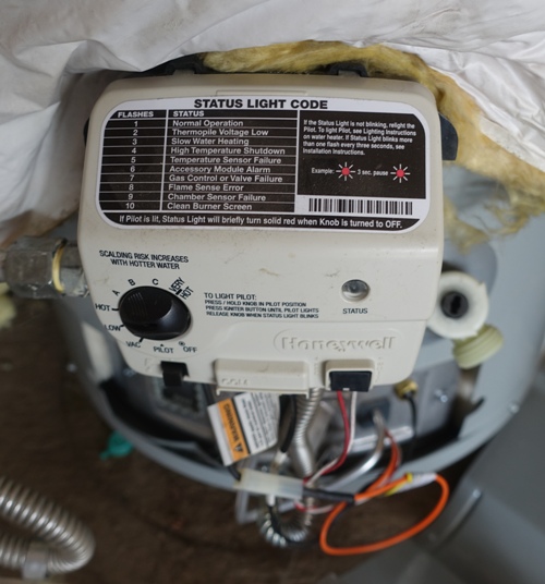 water heater recall, hot water heater, heater control, garage, plumbing