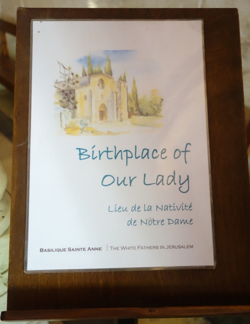 church of saint Anne, Jerusalem, Mary, Anne, Joachim,