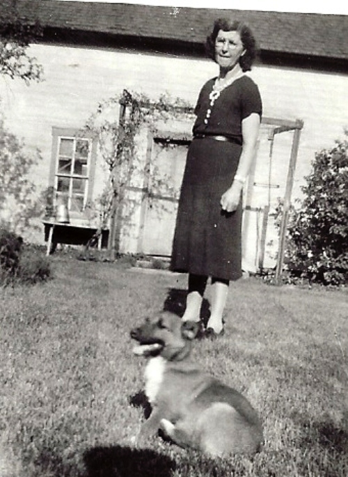great grandma, dog, iowa