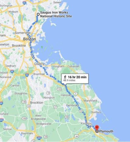 Saugus Iron works, saugus massachusetts, virtual hike