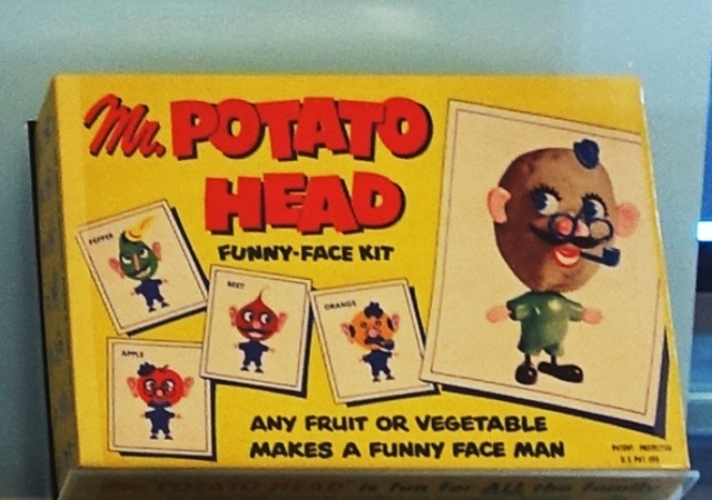 Mr Potato head, SFO museum, culture, potato head, no plastic spud