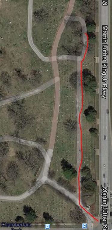 Silas Calvin Ramsey, Civil War, Blacksmith, Iowa Cavalry, Woodland Cemetery, Gravestone