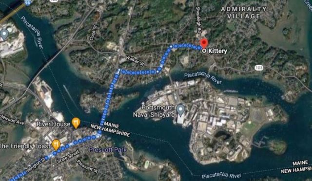 kittery maine, virtual hike, maine, hiking