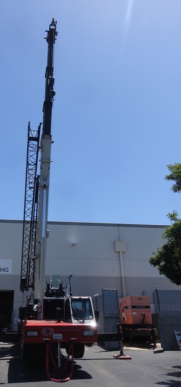 Crane, machines, generator, heavy equipment