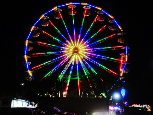 carnival, ferris wheel, rides, memories, 4th of July
