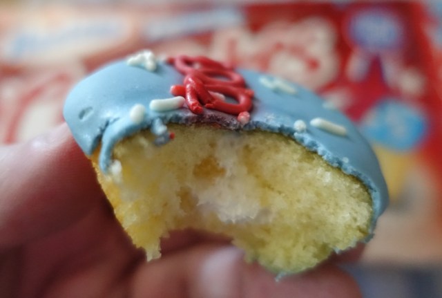 Star Spangled CupCakes, Hostess Snack Cakes, Squiggle, Holiday, 4th of July