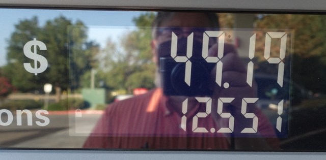 ford fusion, hybrid, gas, fill up