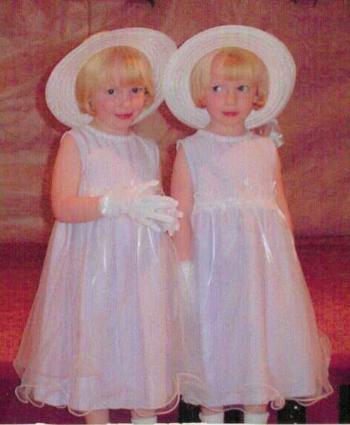 twins, nieces, twin girls, all grown up now