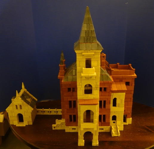 ankerstein chateau, blocks, anker, building, on my table, hobbies.